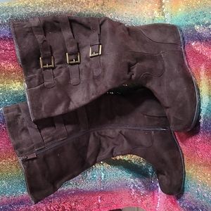 WANTED Knee High boots with straps